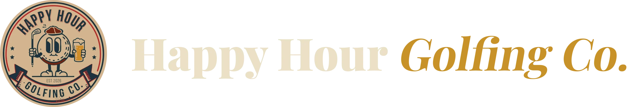 Happy Hour Golfing Co Full Logo